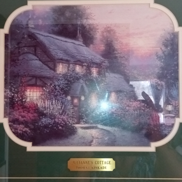 Authentic Thomas Kinkade Julianne’s Cottage picture. - Picture 2 of 2